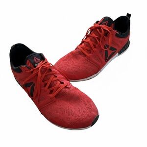 Men’s Red Athletic Sneakers | Running Walking Training Gym Shoes